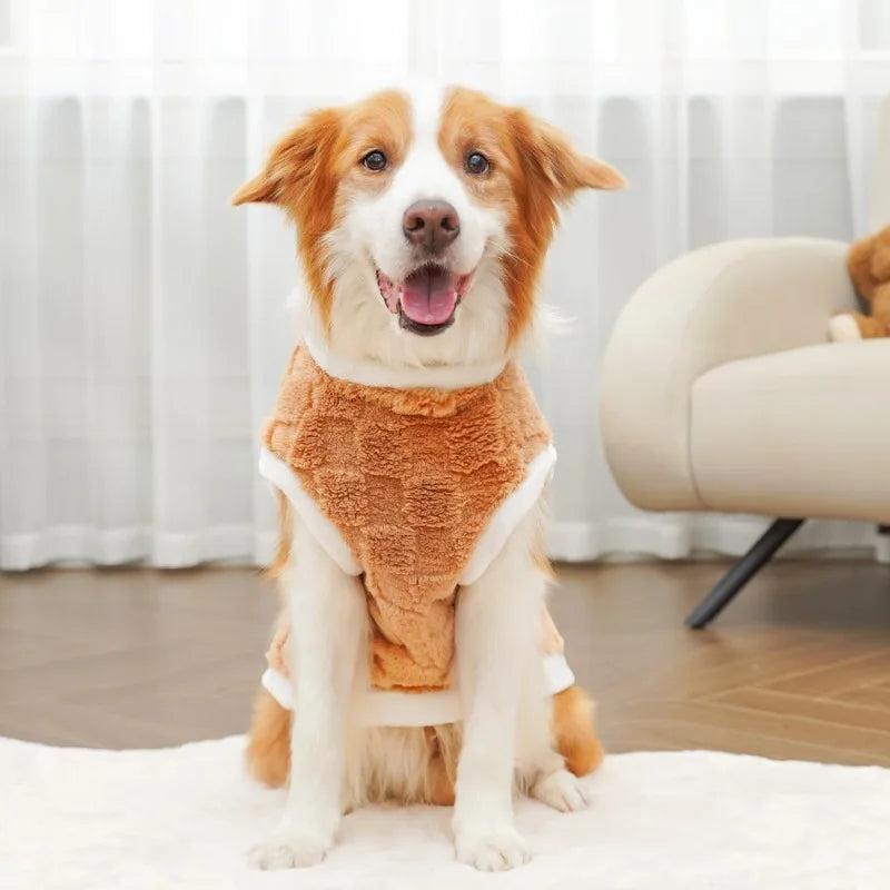 Pet Accessories Winter Dog Clothes for Dogs S-8XL Warm Dogs Coat Schnauzer Pug Clothing Sweatshirts Casual Dog Cat Clothing