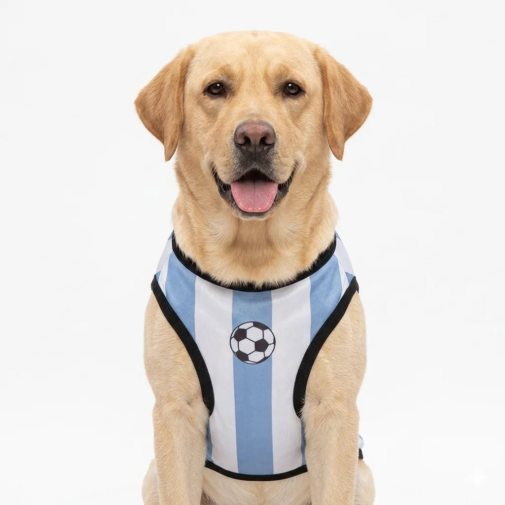 New Dog Soccer Jersey Breathable Summer Pet Clothes Quick-Dry Sleeveless Football Shirt Vest for Small Medium Large Dogs