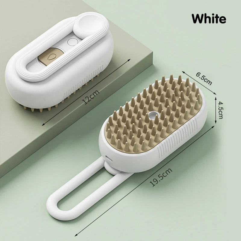 Electric Steam Pet Brush 🐾⚡