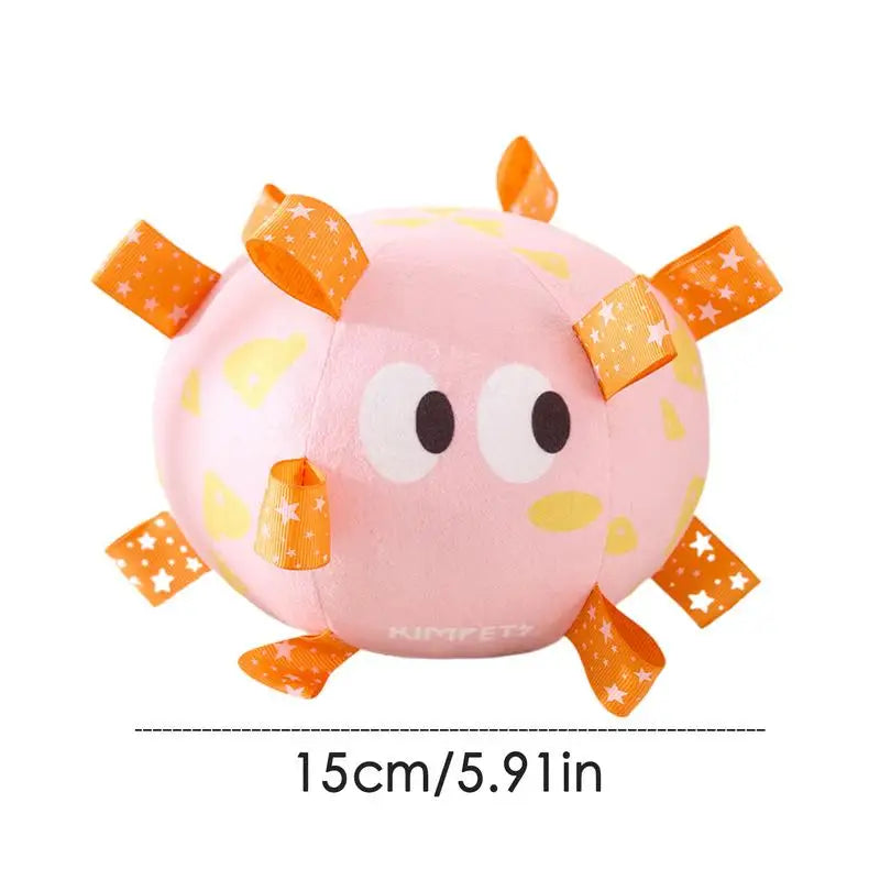 Dog Toy Soccer Ball Squeak Large Dog Squeaky Ball With Straps Aggressive Pets Interactive Ball