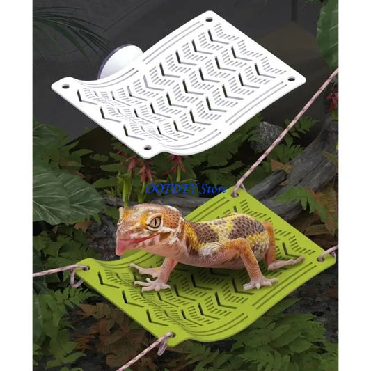 367A Stable Suction Cup Reptiles Hammock For Lizards Geckos Climbing And Relaxation