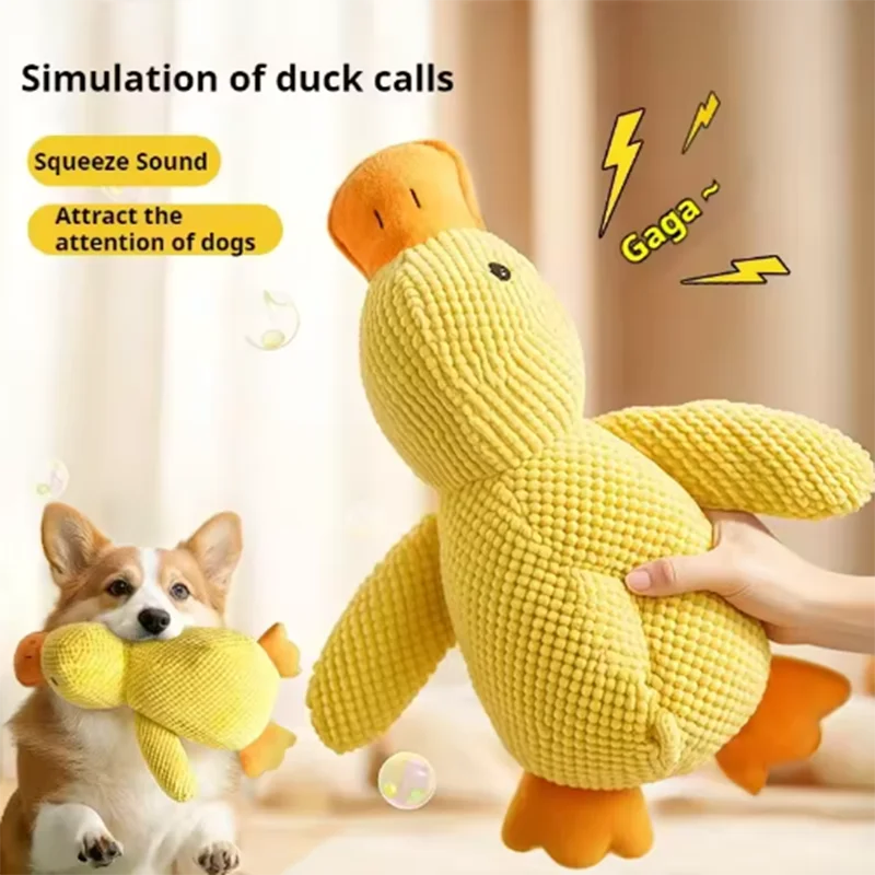 Stomping Duck Dog Toy 🦆🐶✨