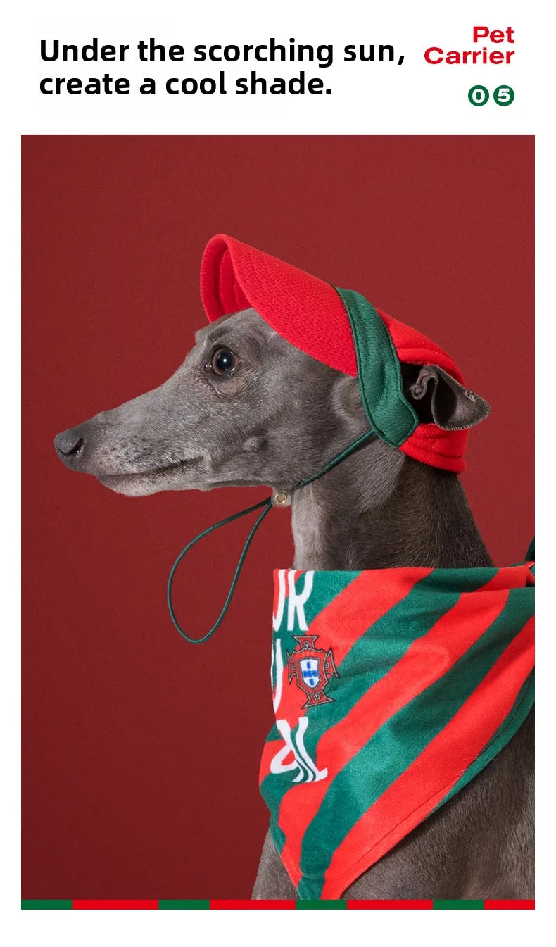 Portugal National Football Team Dog Bandana Cotton Washable Pet Scarf Triangular Bib for Dogs Cats Puppies