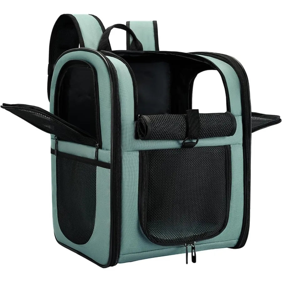 Ventilated and Padded Dog Cat Carrier Backpack
