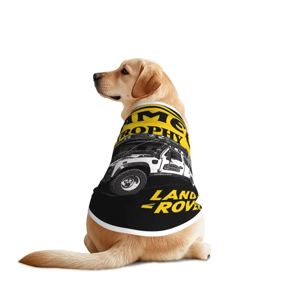 Personalized Camel Trophy Dogs Clothes Breathable Soft Pet Vests Large Dog Jacket Pet Accessories