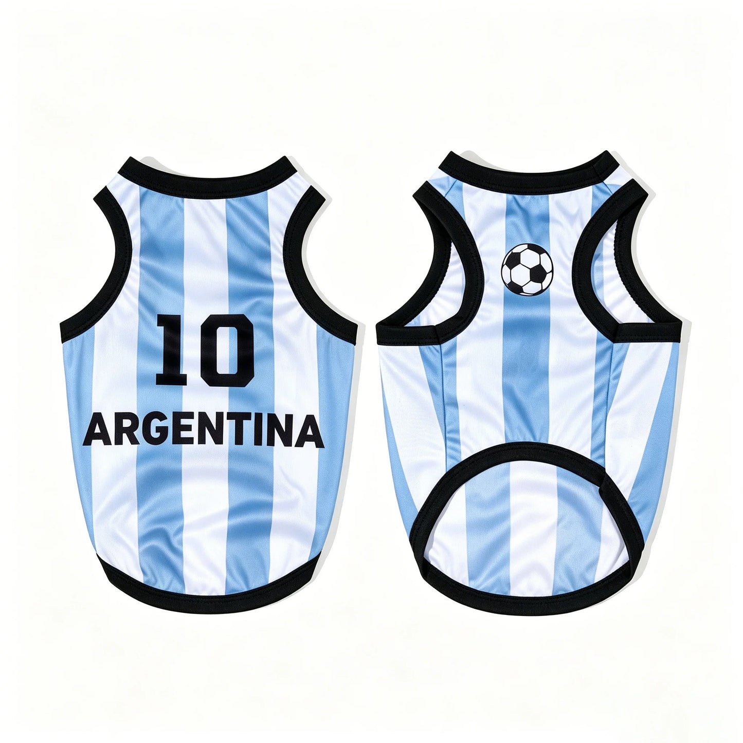 New Dog Soccer Jersey Breathable Summer Pet Clothes Quick-Dry Sleeveless Football Shirt Vest for Small Medium Large Dogs