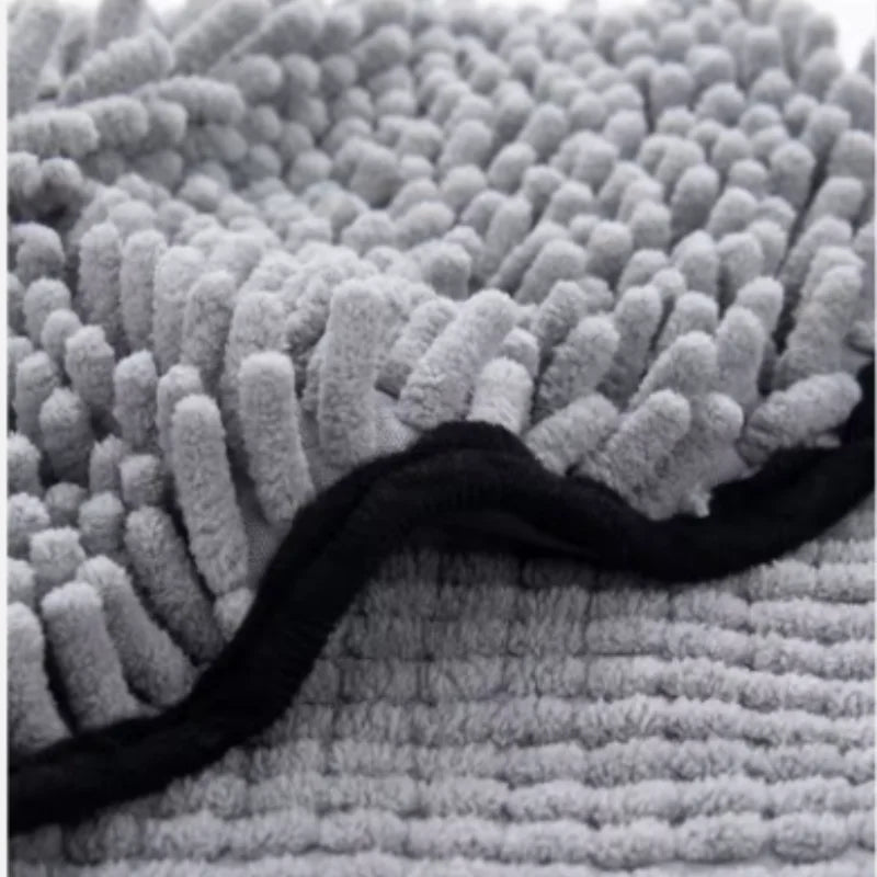 Super Absorbent Quick Dry Pet Towel Soft Dog Bath Robe Convenient Cat Bath Towel Pet Cleaning Washcloth Essential Dog Accessory