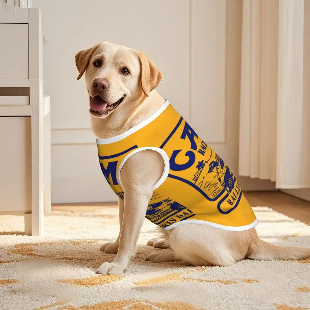 Personalized Camel Trophy Dogs Clothes Breathable Soft Pet Vests Large Dog Jacket Pet Accessories
