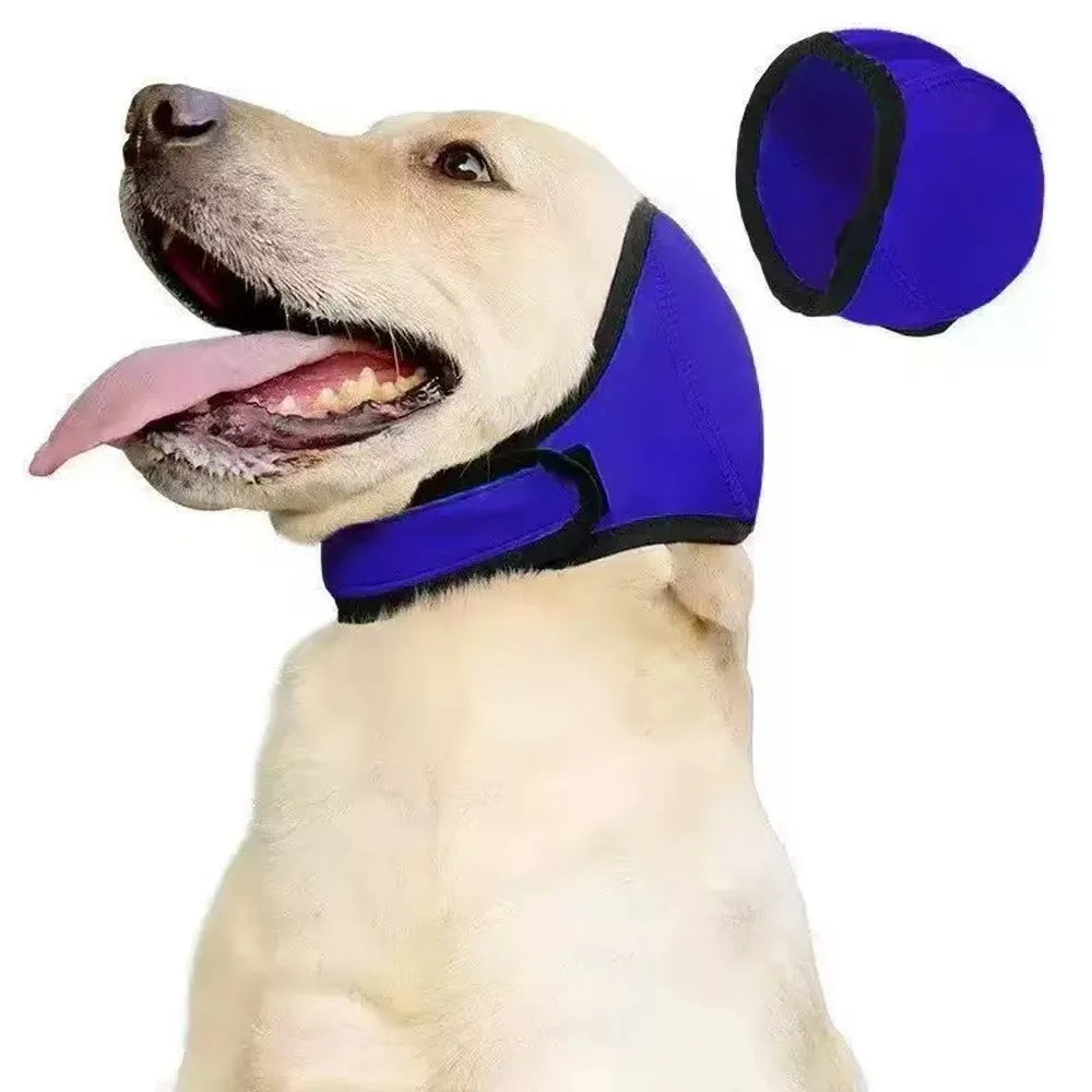 Noise Reduction Dog Ear Covers Anti-Noise Hearing Protection Pet Ear Muffs Adjustable Soft Warm Dog Calming Earmuff