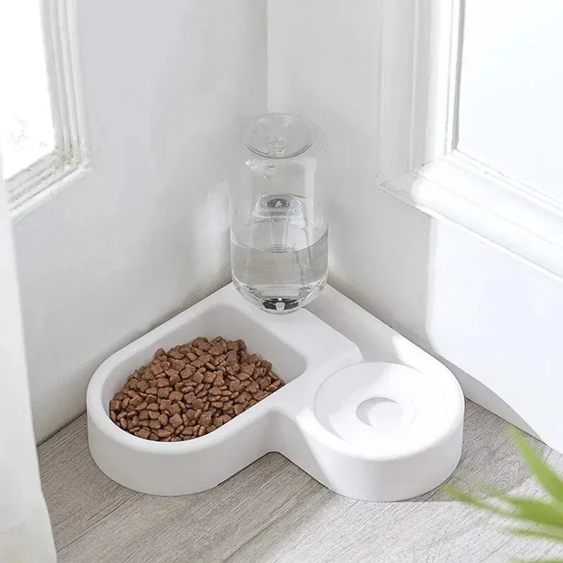 Automatic Double Pet Feeding Bowl with Water Dispenser 🐶🐱💧