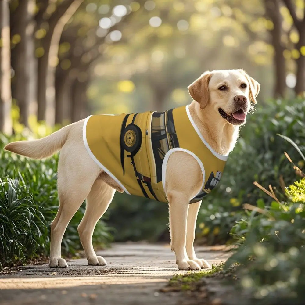 Personalized Camel Trophy Dogs Clothes Breathable Soft Pet Vests Large Dog Jacket Pet Accessories