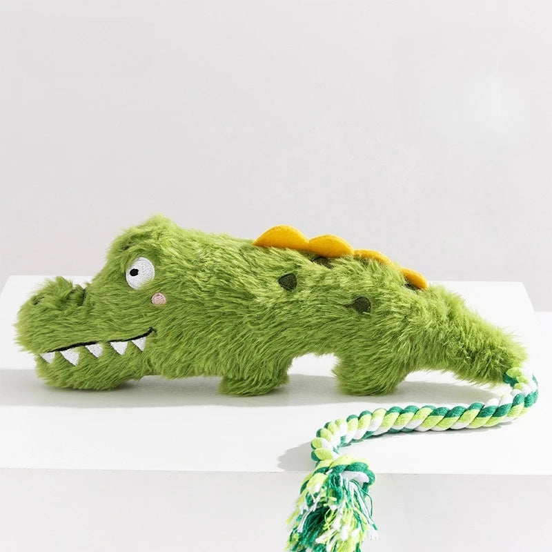 Crazy Zoo Plush Squeaky Dog Toy 🐶🧸