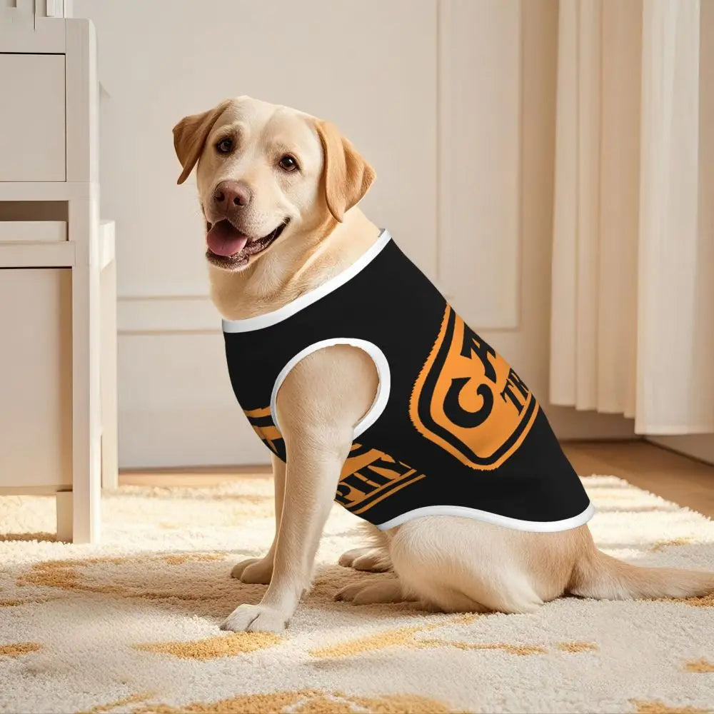 Personalized Camel Trophy Dogs Clothes Breathable Soft Pet Vests Large Dog Jacket Pet Accessories