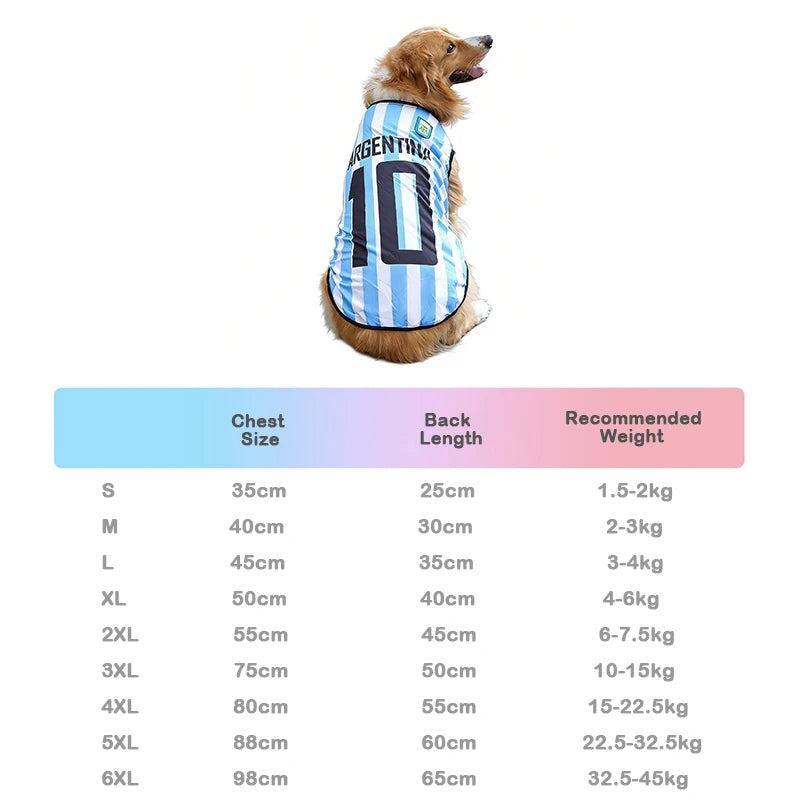 Soccer Pet Mesh Jersey ⚽🐕🐈