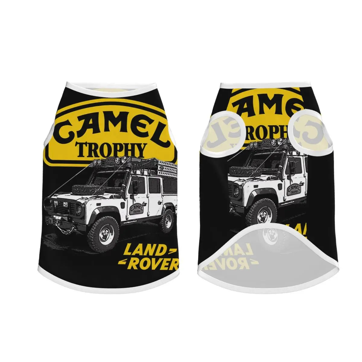Personalized Camel Trophy Dogs Clothes Breathable Soft Pet Vests Large Dog Jacket Pet Accessories