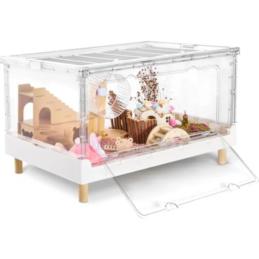 Hamster Cage and Guinea Pig Cages Acrylic Cage for Small Animal Pets