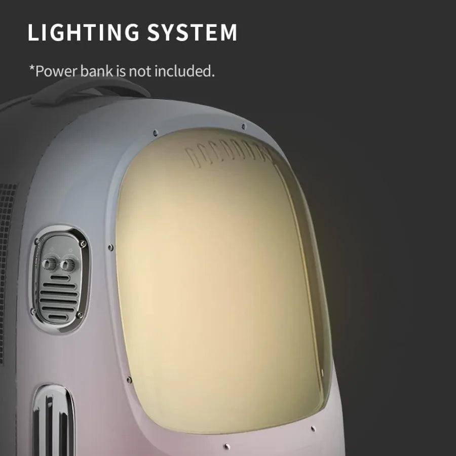 Cat Backpack Carrier with Inbuilt Fan Light AirlineApproved Pet Backpack