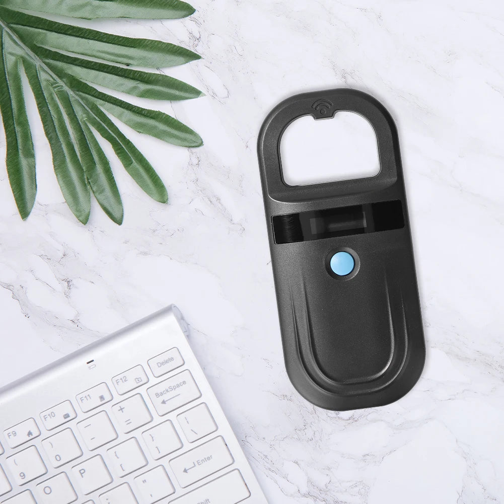 Micro Chip Reader Scanner Rechargeable Pet ID Reader 134.2kHz 125kHz with Stable OLED Display for ISO 11784/11785 FDX-B and ID64