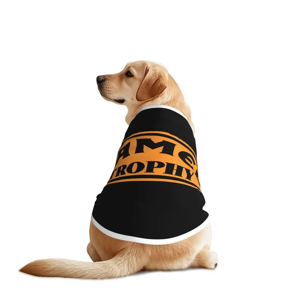 Personalized Camel Trophy Dogs Clothes Breathable Soft Pet Vests Large Dog Jacket Pet Accessories
